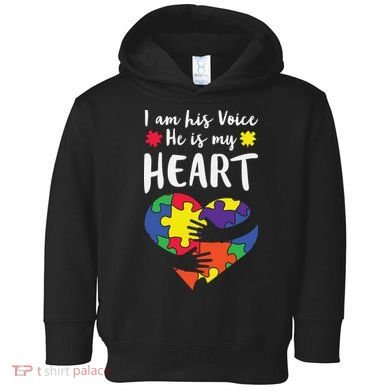 Autism Heart Puzzle Peace Gift For Autism Awareness Toddler Hoodie