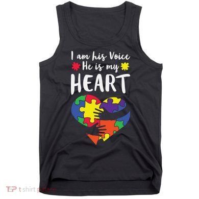 Autism Heart Puzzle Peace Gift For Autism Awareness Tank Top
