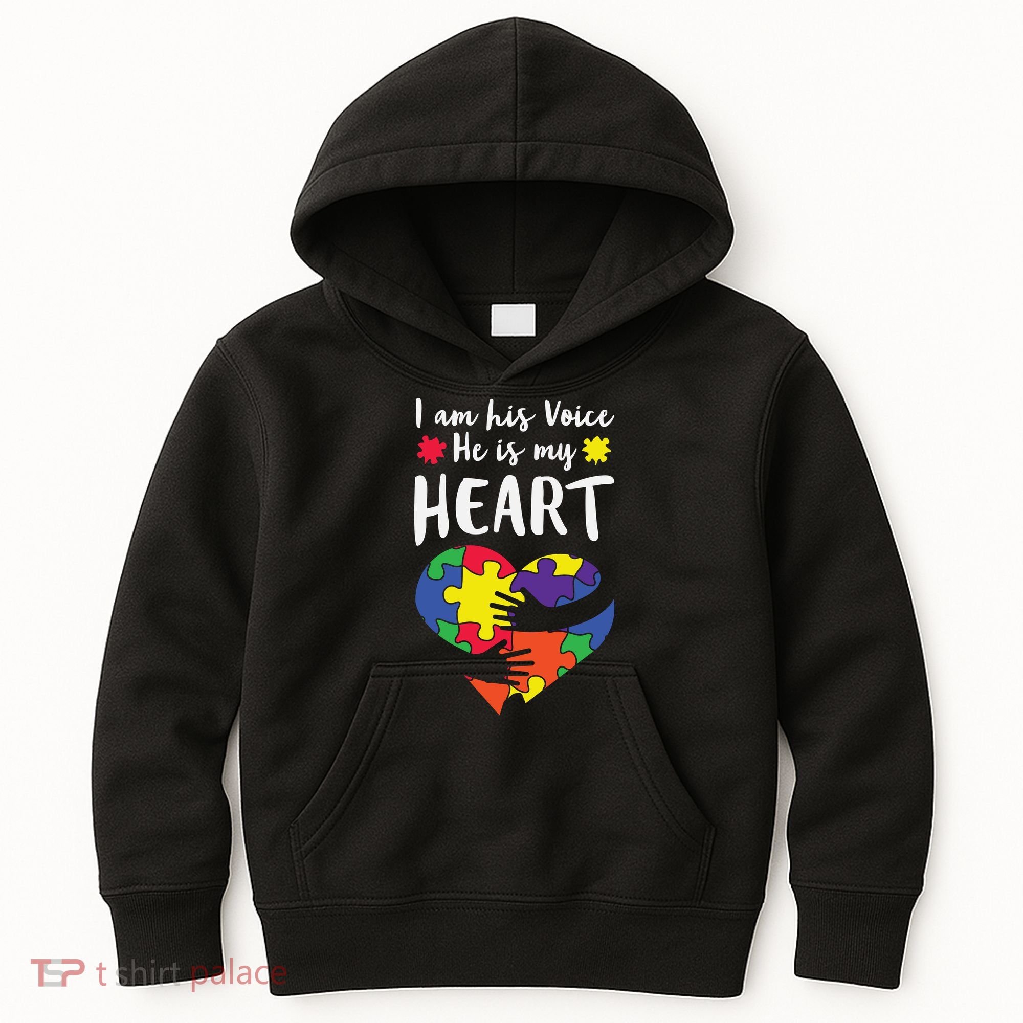 Autism Heart Puzzle Peace Gift For Autism Awareness Kids Hoodie