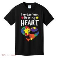 Autism Heart Puzzle Peace Gift For Autism Awareness Kids T-Shirt thumb 0
