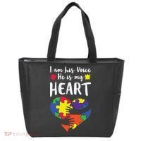 Autism Heart Puzzle Peace Gift For Autism Awareness Tote Bag thumb 0