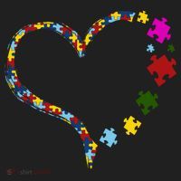 Autism Heart Puzzle Piece Women's Sweatshirt thumb 2