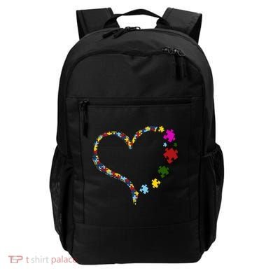 Autism Heart Puzzle Piece Backpack