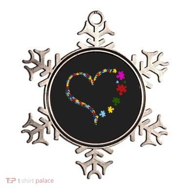 Autism Heart Puzzle Piece Ornament