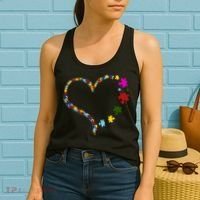Autism Heart Puzzle Piece Women's Tank Top thumb 2