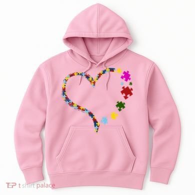 Autism Heart Puzzle Piece Hoodie