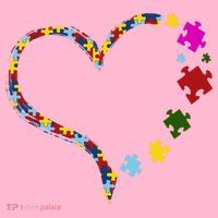 Autism Heart Puzzle Piece Coaster thumb 2
