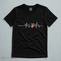 Afghanistan Heart Pulse Flag T-Shirt thumb 5