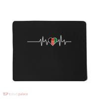 Afghanistan Heart Pulse Flag Mousepad thumb 0