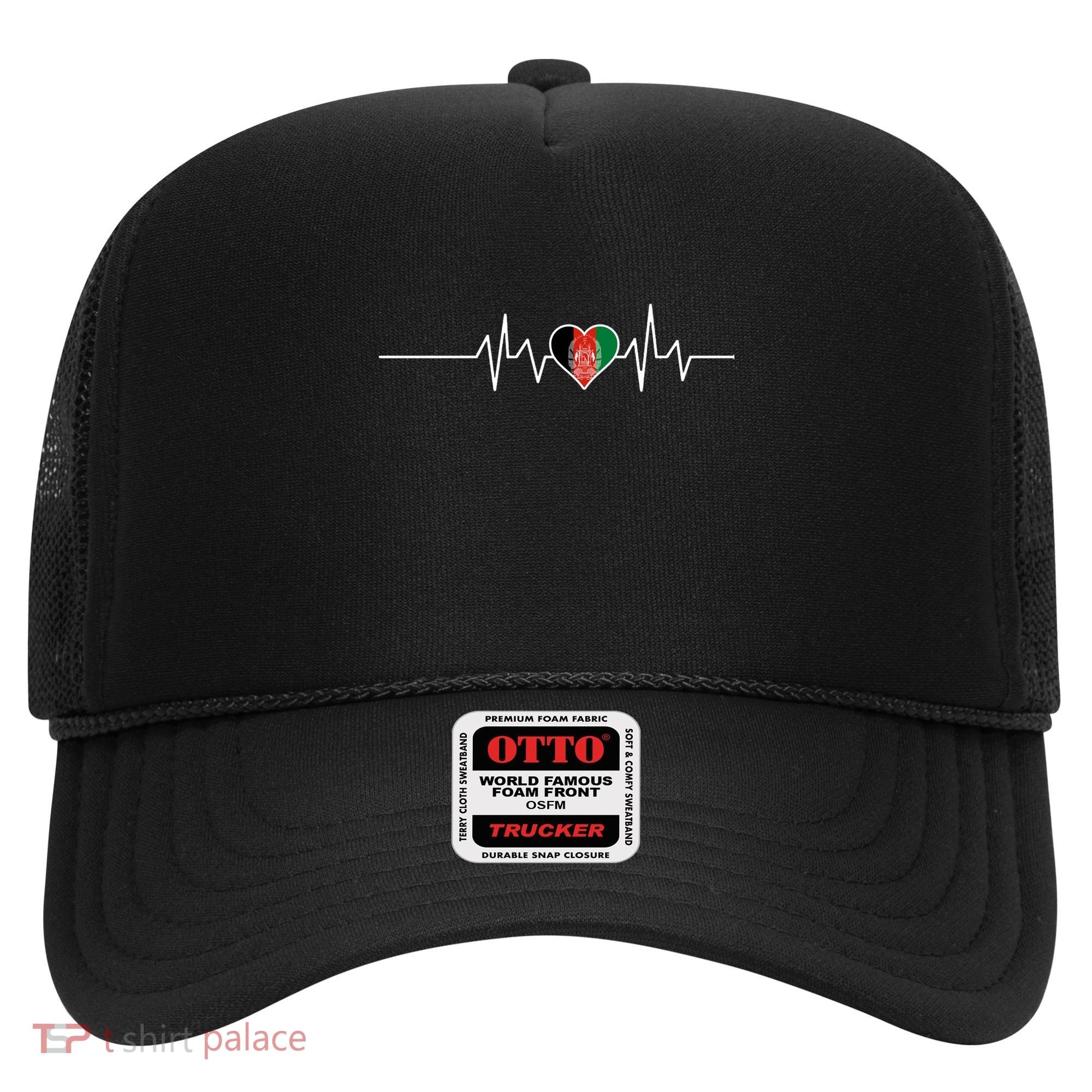 Afghanistan Heart Pulse Flag Hat