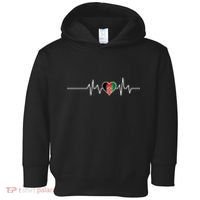 Afghanistan Heart Pulse Flag Toddler Hoodie thumb 0