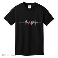 Afghanistan Heart Pulse Flag Kids T-Shirt thumb 0
