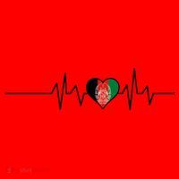 Afghanistan Heart Pulse Flag Santa Hat thumb 1
