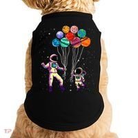 Astronaut Holding Planet Balloons STEM place Doggie Tank thumb 0