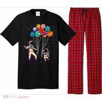 Astronaut Holding Planet Balloons STEM place Pajama Set thumb 0