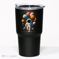 Astronaut holding Planet Balloons Solar System space Tumbler thumb 0