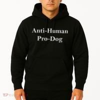 Anti Human Pro Dog Hoodie thumb 2