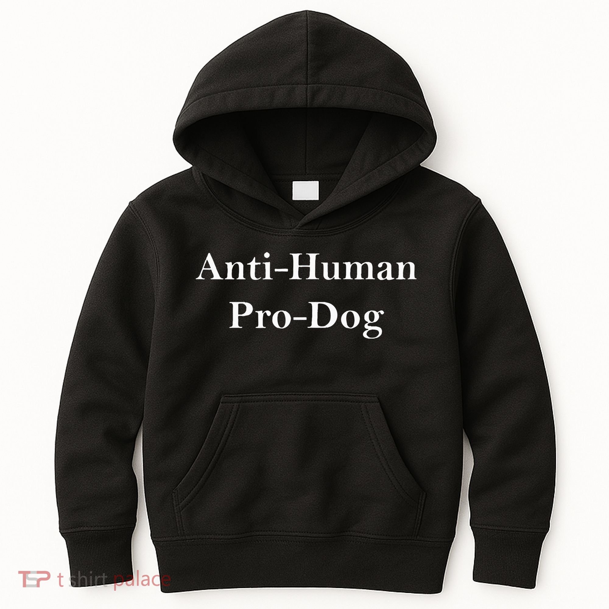 Anti Human Pro Dog Kids Hoodie