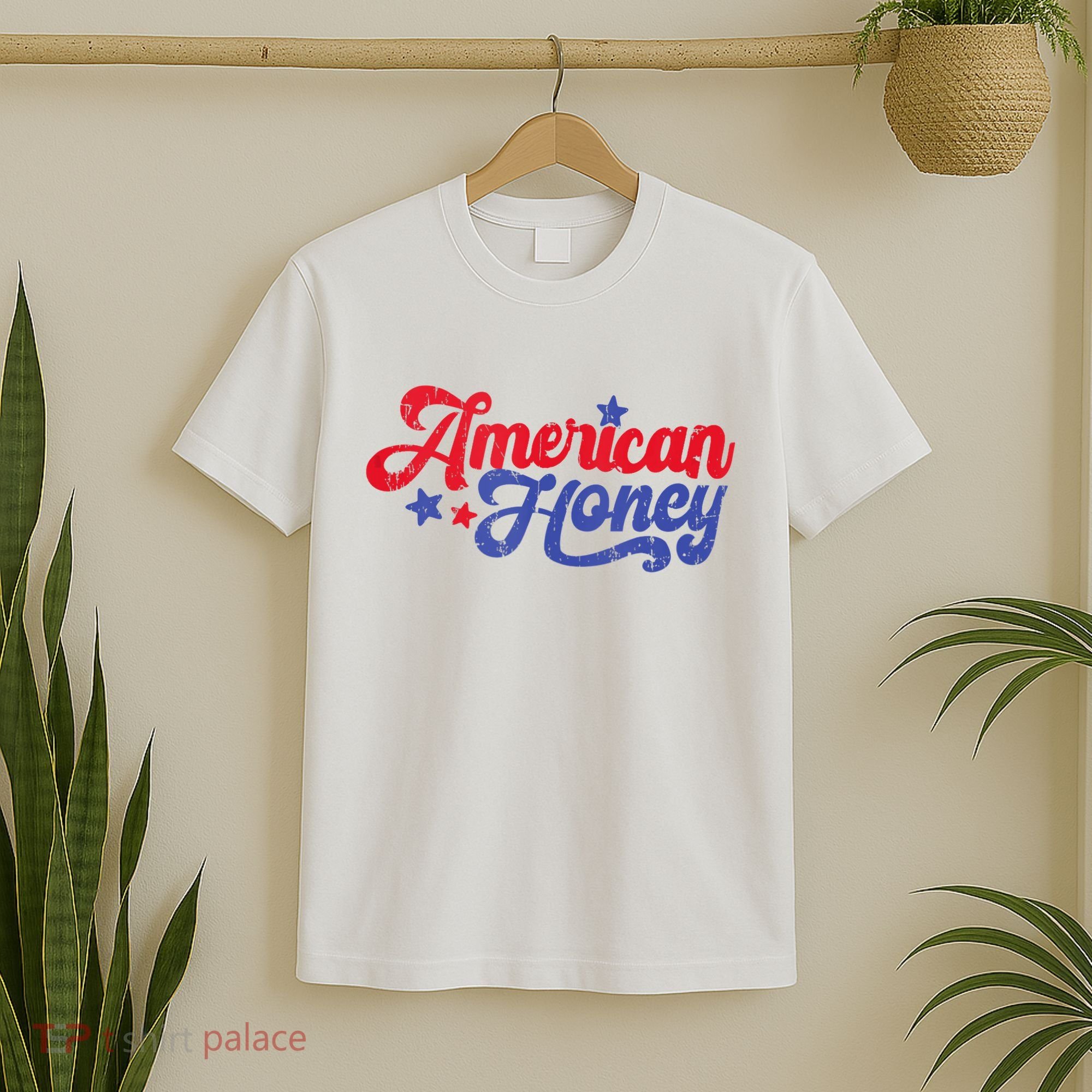 American Honey Patriot Western 4th Of July Independence T-Shirt
