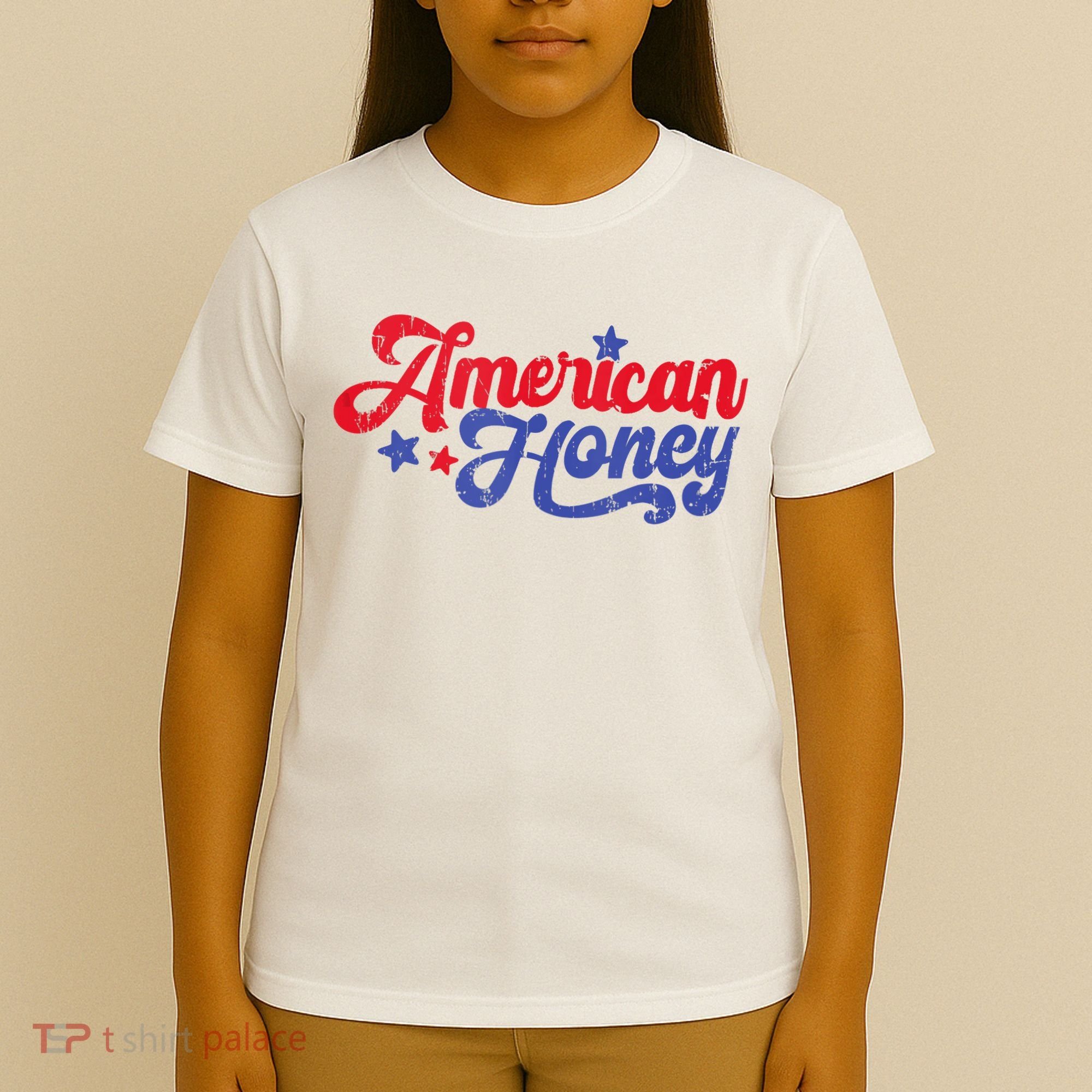 American Honey Patriot Western 4th Of July Independence T-Shirt