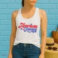 American Honey Patriot Western 4th Of July Independence Women's Tank Top thumb 2