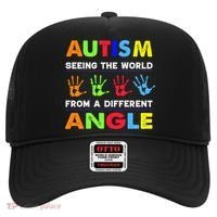Autism Hand Prints Seeing The World From A Different Angle Hat thumb 0