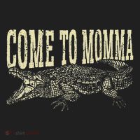 Alligator Hunter Quote Come To Momma Funny Gator Hunting Beanie thumb 2