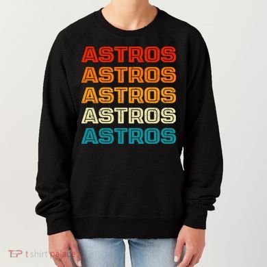 Astros Houston Retro Colorful Women's Sweatshirt