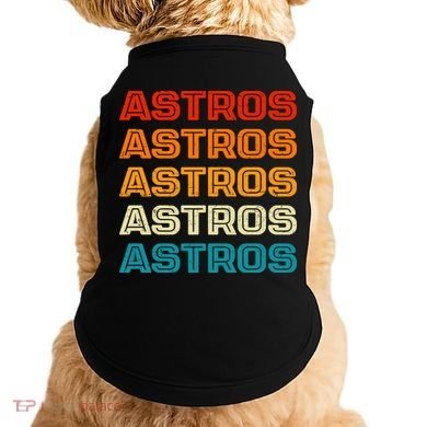 Astros Houston Retro Colorful Doggie Tank
