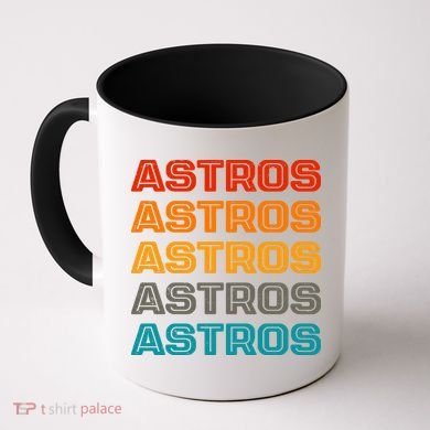 Astros Houston Retro Colorful Coffee Mug