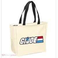 American Hero Red White & Blue Simple Logo Tote Bag thumb 2