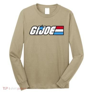 American Hero Red White & Blue Simple Logo Long Sleeve Shirt