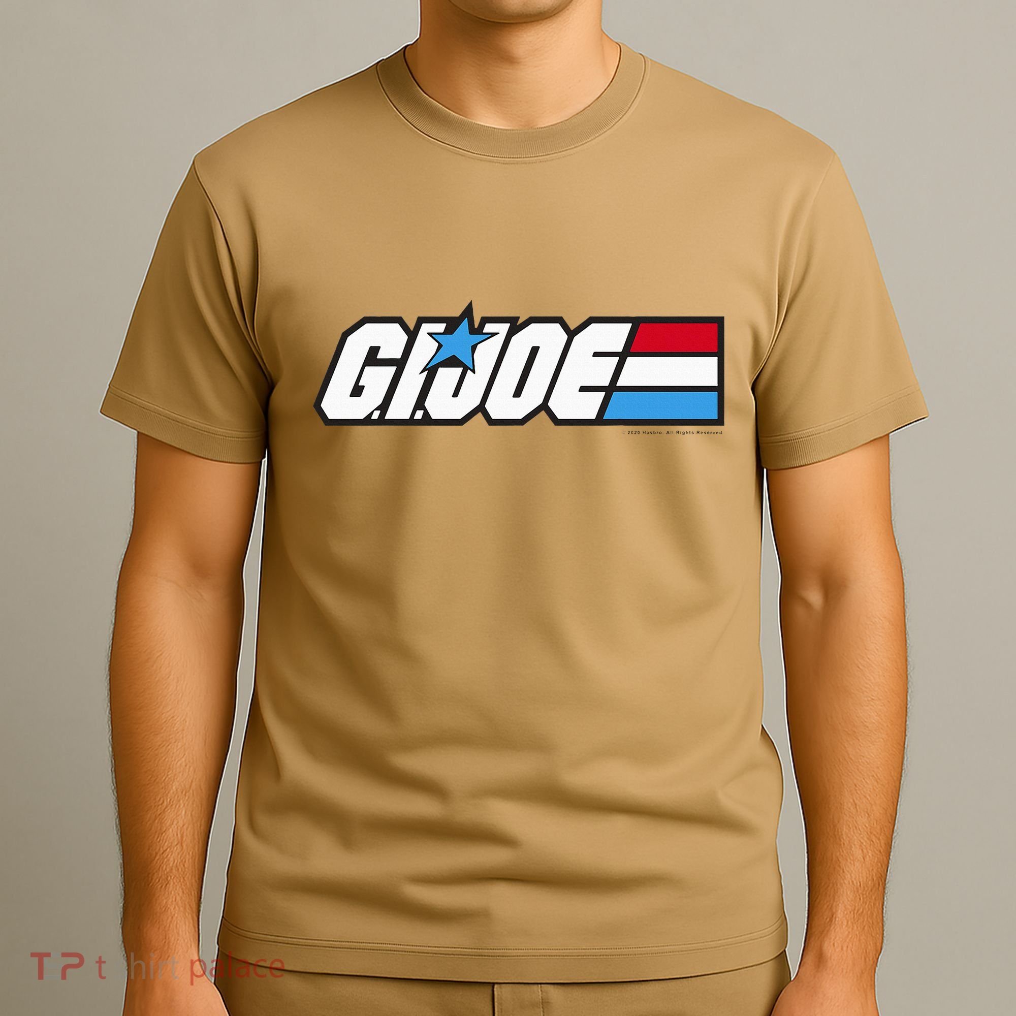 American Hero Red White & Blue Simple Logo T-Shirt
