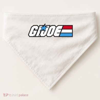 American Hero Red White & Blue Simple Logo USA-Made Doggie Bandana
