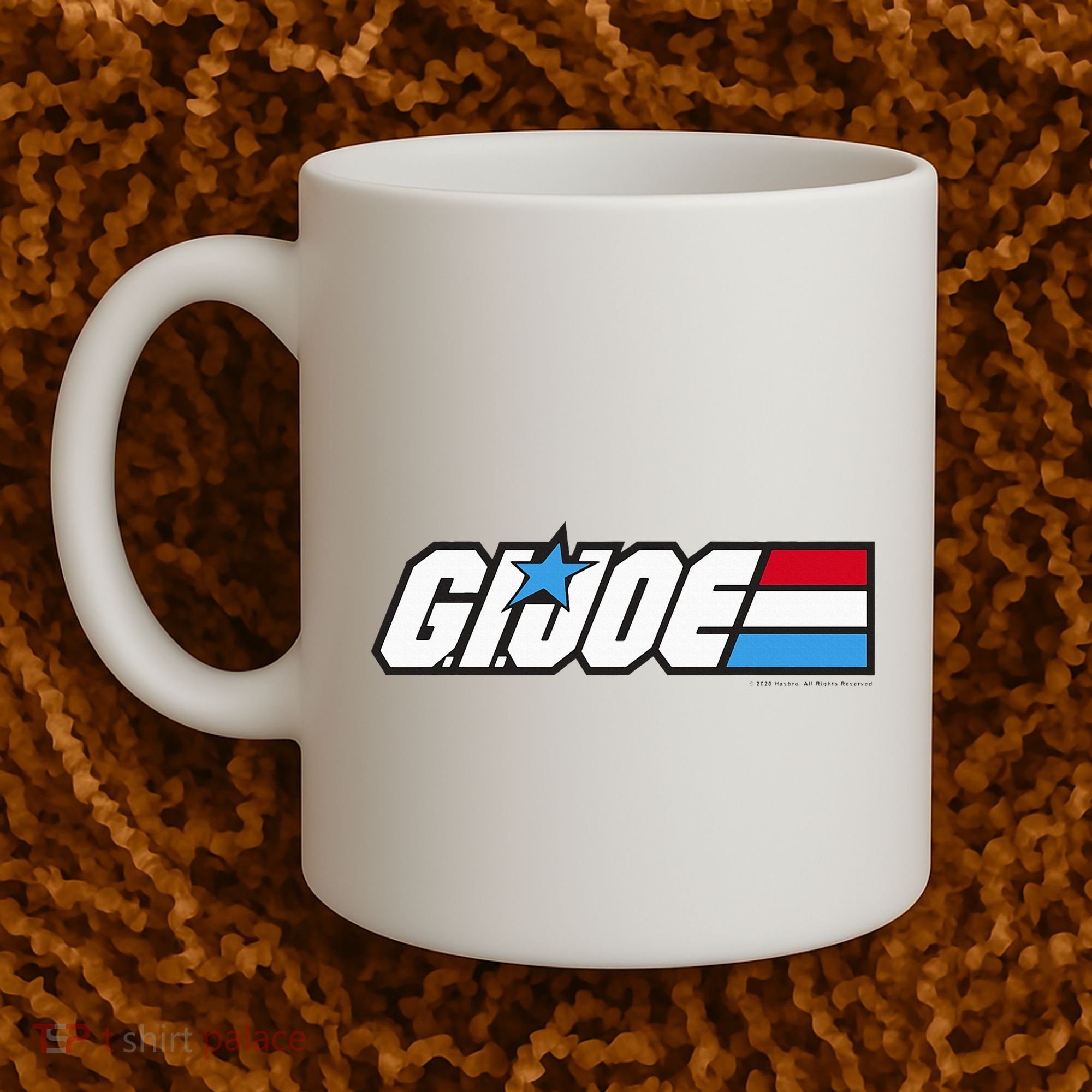 American Hero Red White & Blue Simple Logo Coffee Mug