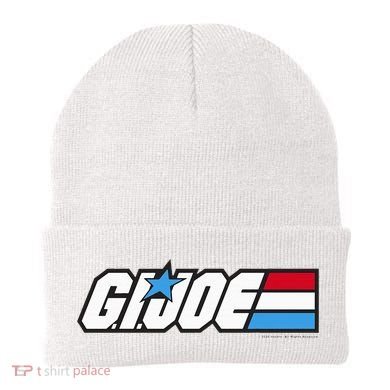 American Hero Red White & Blue Simple Logo Beanie