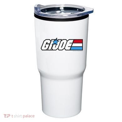 American Hero Red White & Blue Simple Logo Tumbler