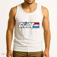 American Hero Red White & Blue Simple Logo Tank Top thumb 3