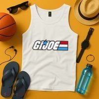 American Hero Red White & Blue Simple Logo Tank Top thumb 4