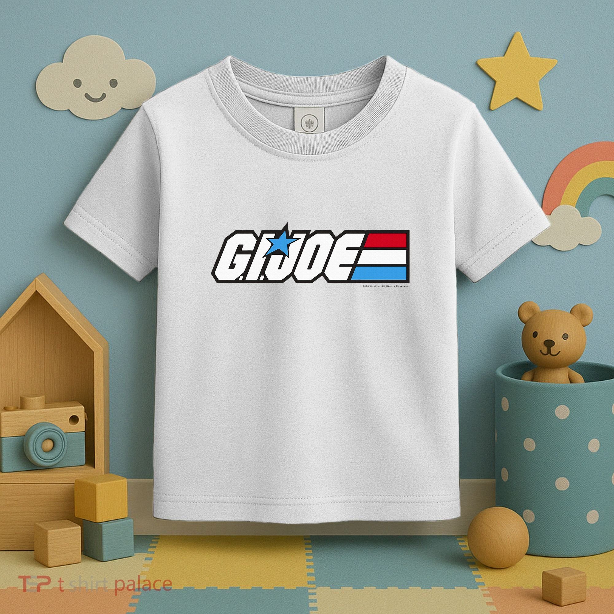 American Hero Red White & Blue Simple Logo Toddler T-Shirt