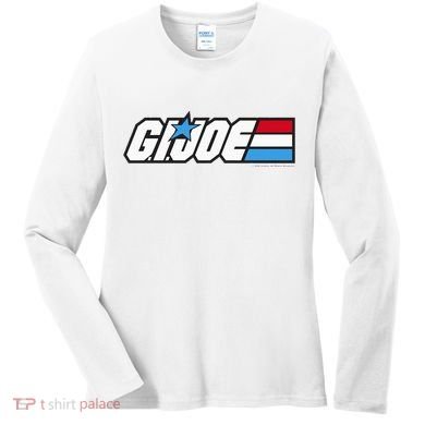 American Hero Red White & Blue Simple Logo Women's Long Sleeve Shirt