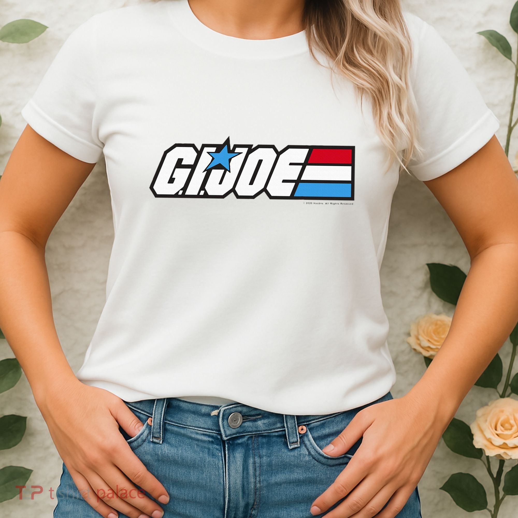 American Hero Red White & Blue Simple Logo Women's T-Shirt