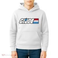 American Hero Red White & Blue Simple Logo Kids Hoodie thumb 4