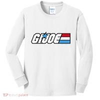 American Hero Red White & Blue Simple Logo Kids Long Sleeve Shirt thumb 0