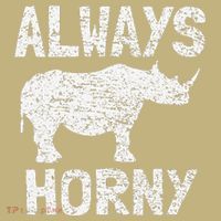 Always Horny Rhino Funny Happy Valentine's Day Sweatshirt thumb 2