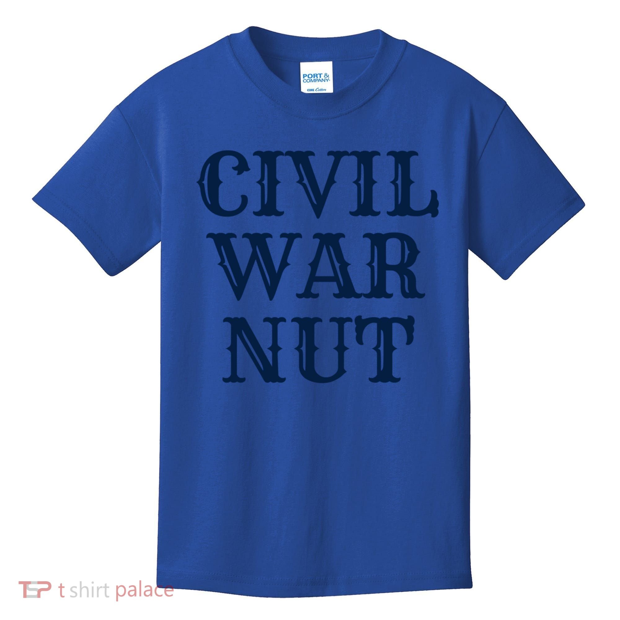 American History Reenactor Us Civil War Nut Gift Kids T-Shirt