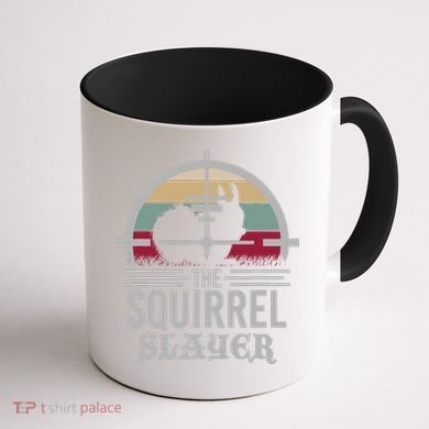 Animal Hunting Squirrel Hunter Squirrel Coffee Mug back