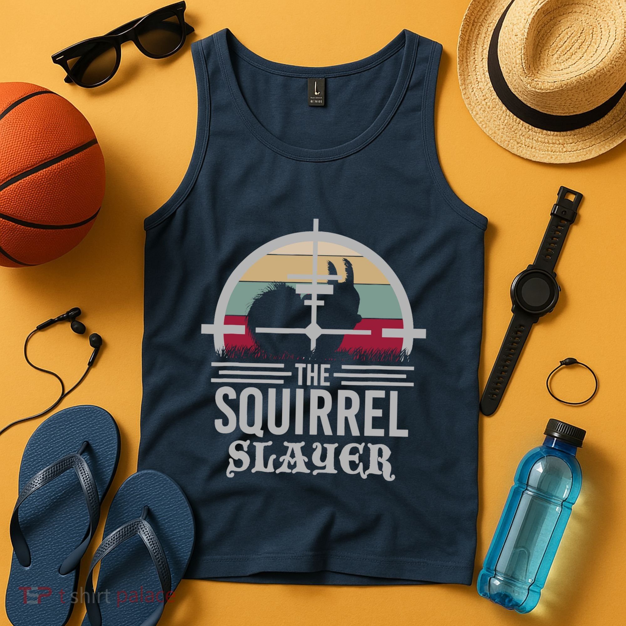 Animal Hunting Squirrel Hunter Squirrel Tank Top