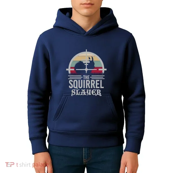Animal Hunting Squirrel Hunter Squirrel Kids Hoodie