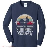 Animal Hunting Squirrel Hunter Squirrel Kids Long Sleeve Shirt thumb 0